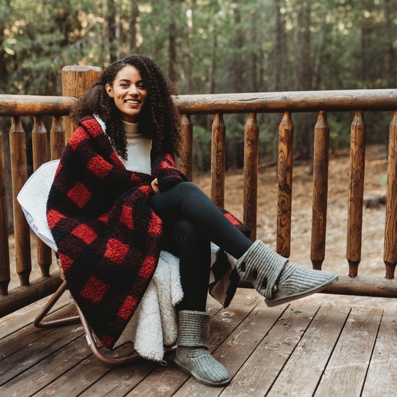 Bearpaw Womens Knit Tall Boots 